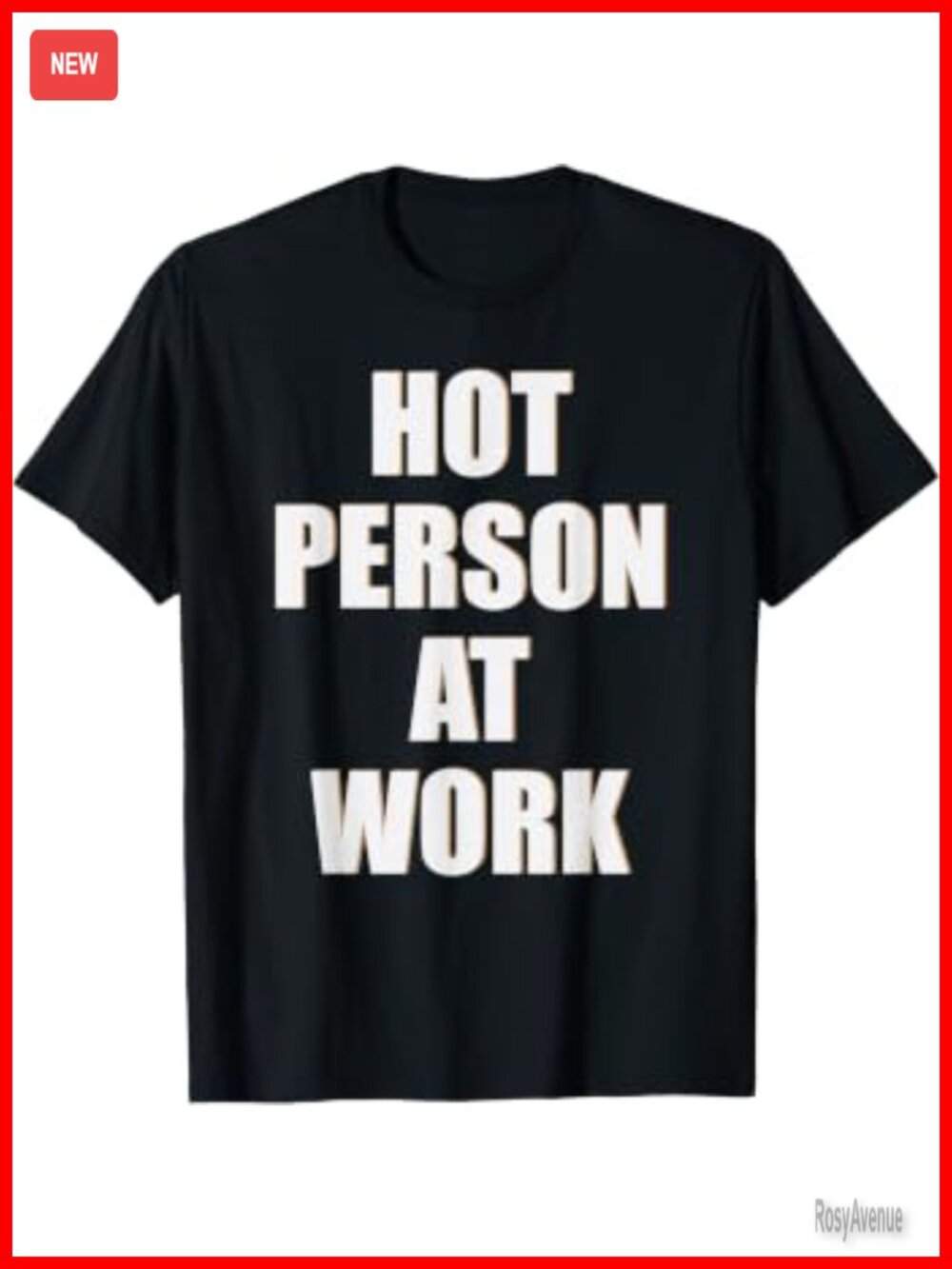 Hot Person At Work Funny Slogan Baby Tee Y2K Vintage Style T-Shirt